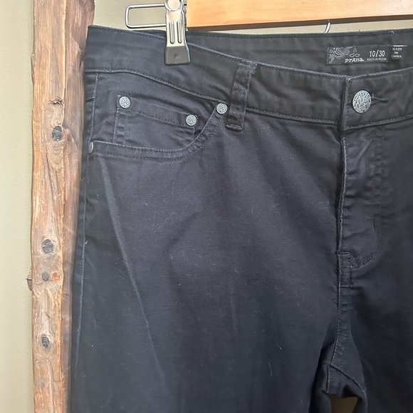 Prana Women' s Black Pants Regular Inseam Size 10/30 - Picture 2 of 11